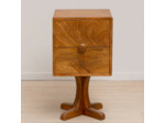 Table de chevet bois de manguier 35x35x64cm