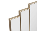 Grand miroir doré Elyptic 80x72x3cm