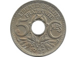 FRANCE 5 CENTIMES LINDAUER 1927 SUP