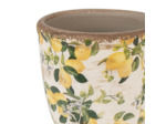Cache-pot en Céramique Motif Citrons 11x10cm