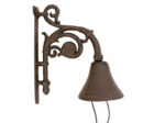 Cloche carillon en fonte 18x11x23cm