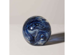 Sulfure fumée bleue verre 8x8x8cm