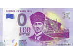 TURQUIE 2019-1 SAMSUN 19 MAYIS 1919 BILLET SOUVENIR 0 EURO TOURISTIQUE NEUF