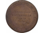 EXPOSITION UNIVERSELLE PARIS 1878 ADMINISTRATION DES MONNAIES ET MEDAILLES