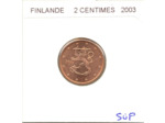 FINLANDE 2003 2 CENTIMES SUP