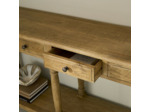 Console en chêne massif Boissy 4 tiroirs 150x80x40cm