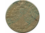 FRANCE LOUIS XVI 2 SOLS FRANÇOIS 1792 A (Paris) TB+ N1