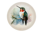 Dessous de plat dolomite Colibri multicolore 20cm