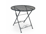 Table de jardin en fer pliante 71x70 cm