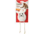 Peluche Souris + Corde pour chat - 10cm