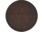 ITALIE (TOSCANE) 5 CENTESIMI 1859 TB