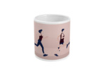 Tasse ou mug running "Un homme et une femme qui courent" - Personnalisable