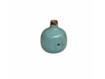 Vase Soliflore céramique bleu ciel 10x10x9cm