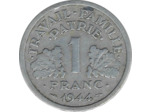FRANCE 1 FRANC BAZOR 1944 B TB+