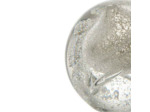 Presse papier bubbel Glas zilver Medium 11x11x11cm