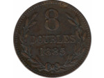 GUERNESEY 8 DOUBLES 1885 H TTB