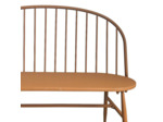 Banc de jardin fer rouille Love 100x50x86cm