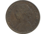 GRANDE BRETAGNE 1 FARTHING VICTORIA 1875 H TB+