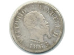 ITALIE 50 CENTESIMI 1863 NBN VITTORIO EMANUELE II TB+ (W14.2) N2