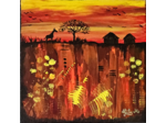 Tableau 3D 20x20 cm Série "Home Sweet Home" #3
