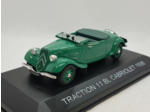 CITROEN TRACTION 11 BL CABRIOLET VERT 1938 1/43 BOITE