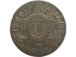 FRANCE 1 SOL AUX BALANCES 1793 W (Lille) 11gr63 TB