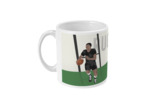 Tasse ou mug "Rugby masculin vintage" - Personnalisable