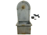 Fontaine murale jardin 40x32x90cm