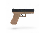 Pistolet airsoft Glock 18C Raven EU7 GBB gaz blowback Tan/Noir