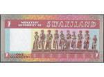 SWAZILAND 1 LILANGENI Non daté (1974) Série F NEUF (W1a)