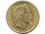 FRANCE 50 FRANCS OR NAPOLEON III 1864 A TTB+ (G1112) Gold Oro