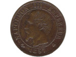 FRANCE 1 CENTIME NAPOLEON III 1857 K (Bordeaux) TTB (G86)