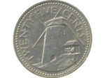 BARBADES 25 CENTS 1978 TTB
