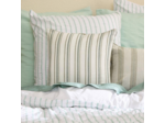 Atmosphera - Coussin Groove 40x40cm rayé Vert