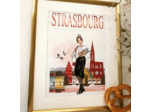 Strasbourg - affiche, carte