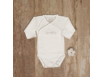 Body bébé bio naissance au 6 mois brodé Amour