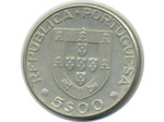 PORTUGAL 5 ESCUDOS ALEXANDRO HERCULANO 1977 SUP (W606)
