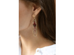 Boucles d'oreilles "Fuschia"