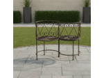 Banc de jardin fer confident 105x53x85cm