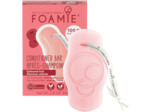 Foamie Après Shampoing solide pour cheveux colorés à l'huile de framboise qui apporte d'éclat, Après shampoing cheveux colorés sans sulfates vegan 80g Framboise pour Cheveux Colorés