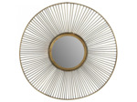 Miroir acier doré Mélanie 48cm