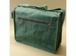 Musette en toile verte