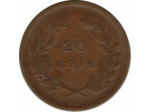 PORTUGAL 20 REIS 1891 TB+