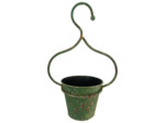 Cache pot vert de gris 21x13x29cm
