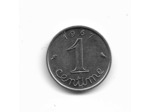 FRANCE 1 CENTIME INOX 1967 ECRITURE GRASSE A/R SUP