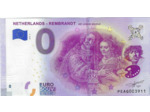 PAYS-BAS 2019-2 REMBRANDT BILLET SOUVENIR 0 EURO TOURISTIQUE NEUF