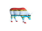 COWPARADE Vache PENCILLED MOODEL par Pelo Cauchefert - Série Large