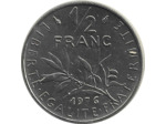 FRANCE 1/2 FRANC ROTY 1976 FDC