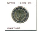 SLOVENIE 2008 2 EURO COMMEMORATIVE PRIMOZ TRUBAR SUP-