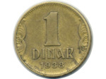 YOUGOSLAVIE 1 DINAR 1938 TTB (W19)